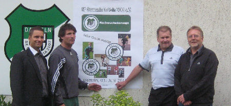 Pr�sentieren das neue Nachwuchskonzept - Thomas Kirchner, Bernd Spriewald, Ingo Laurenawitz, Dieter Lasarz