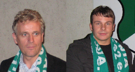 Trainer der Rckrunde: Uwe Mielke und Roman Malasewski